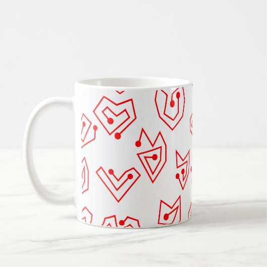 バレンタインメイズコーヒーマグ コーヒーマグカップ (左)