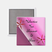 バレンタインユーきらめくアンドシャイン マグネット (正面/裏面)
