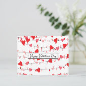 バレンタインライト ポストカード (スタンド正面)