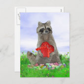 バレンタインラクーン盗賊 シーズンポストカード (正面/裏面)