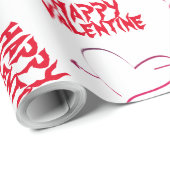 バレンタインラッピング紙 ラッピングペーパー (ロールコーナー)