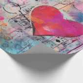 バレンタインラッピング紙 ラッピングペーパー (角)