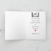 バレンタインラブハートフクロウ鳥獣自然アート シーズンカード (内部)