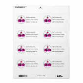 バレンタインラブバグ ラベル (フルシート)