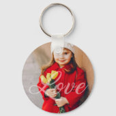 バレンタインラブフォトキープサケ キーホルダー (正面)