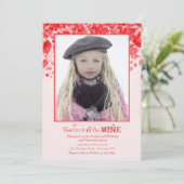 バレンタインラブフォト招待状 招待状 (スタンド正面)