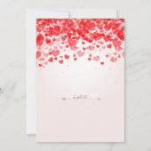 バレンタインラブフォト招待状 招待状 (裏面)