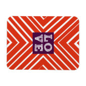 バレンタインラブブルズアイ マグネット (横)