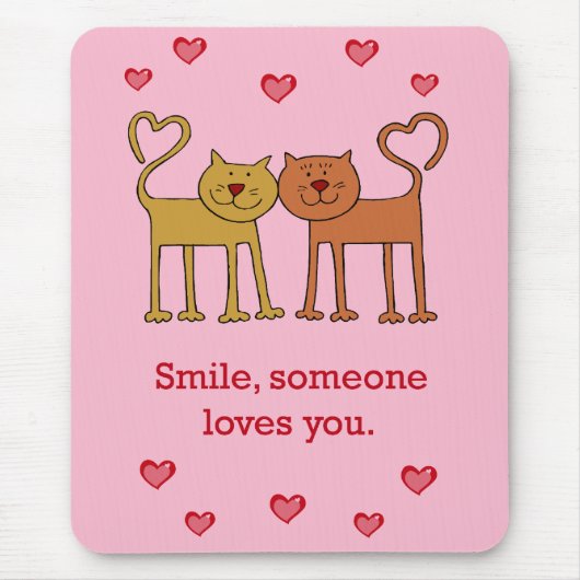 バレンタインラブマウスパッド マウスパッド (正面)