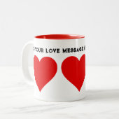 バレンタインラブマカスタマイズグ – ツートーンマグカップ (正面左)