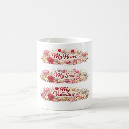 バレンタインラブ コーヒーマグカップ (中央)