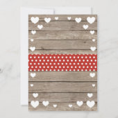 バレンタインリトルスウィートセカンドバースデー 招待状 (裏面)