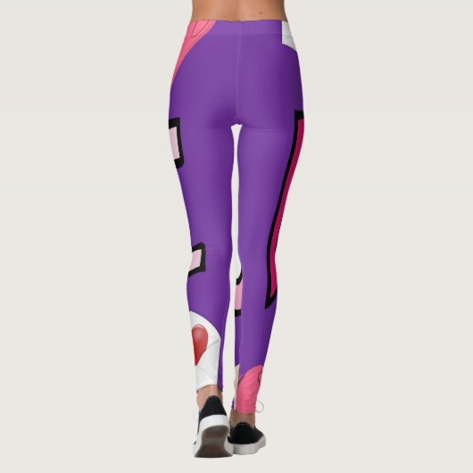 バレンタインレギンス長 レギンス (裏面)