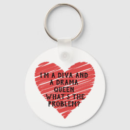 バレンタインレッドハッピーハートロマンスグラフィック キーホルダー