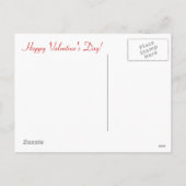 バレンタインレトロのお茶 シーズンポストカード (裏面)