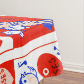 バレンタインレトロラブハグズキュートパターン テーブルクロス (インサイチュ)