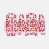 バレンタインレトロラブハグズキュートパターン フェイバーボックス (折り畳みなし)