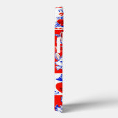 バレンタインレトロラブハグズキュートパターン Case-Mate iPhoneケース (裏面 / 右)