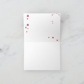 バレンタインレークーングリーティングカード サンキューカード (内部)