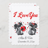 バレンタインレークーングリーティングカード ノートカード (正面/裏面)