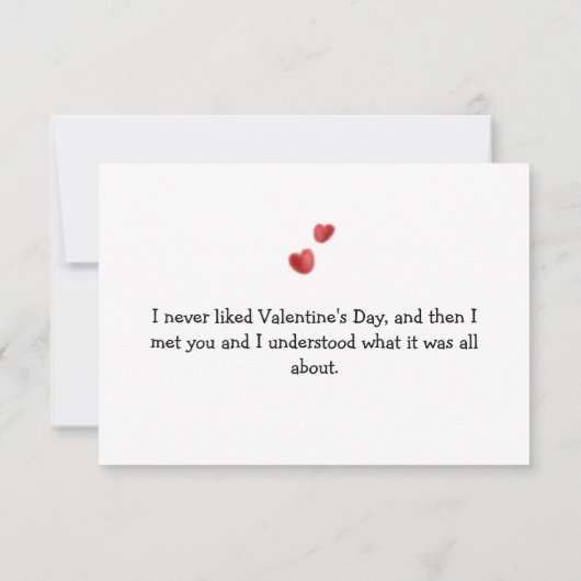 バレンタインロマンチックなアライグマカップルのグリーティングカード カード (裏面)