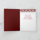 バレンタインワン私はウクライナのフォーク民族 カード (内部)