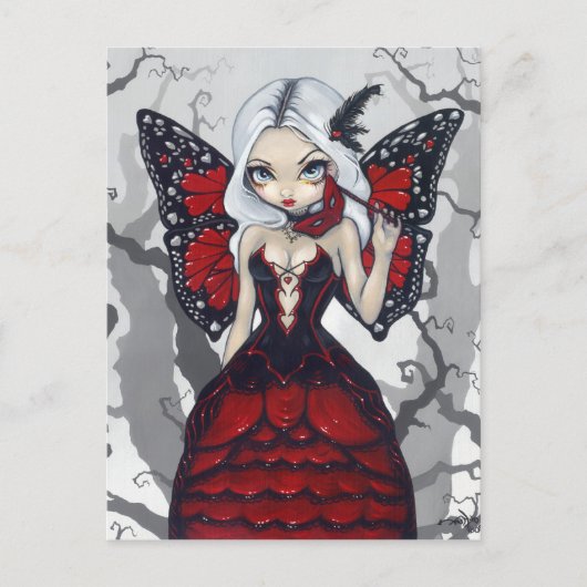 "バレンタイン仮面舞踏会"の郵便はがき シーズンポストカード (正面)