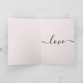 バレンタイン休暇 シーズンカード (内部)