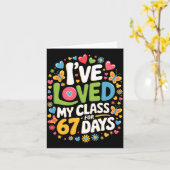 バレンタイン先生が67日間好きだった カード (黄色い花)