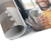 バレンタイン写真コラージュ |写真パーソナライズされた10 ラッピングペーパー (ロールコーナー)