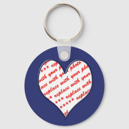 バレンタイン写真フレーム キーホルダー