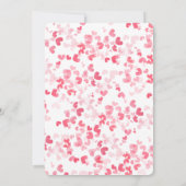 バレンタイン写真誕生のお知らせ 案内状 (裏面)