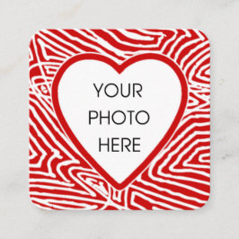 バレンタイン写真 ノートカード