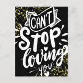 バレンタイン刑務所長距離金ゴールドきらめき シーズンポストカード (正面)