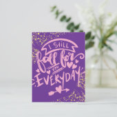 バレンタイン刑務所長遠紫B シーズンポストカード (スタンド正面)