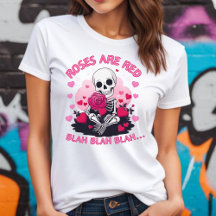バレンタイン反対バラは赤Tシャツ