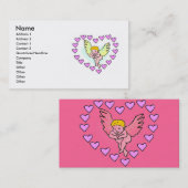 バレンタイン名刺 名刺 (正面/裏面)