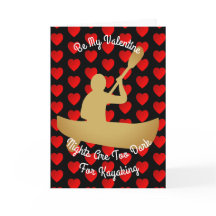 バレンタイン夜はカヤックを漕ぐことのために余りに暗いです