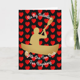 バレンタイン夜はカヤックを漕ぐことのために余りに暗いです シーズンカード