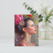 バレンタイン女神はがき ポストカード (スタンド正面)