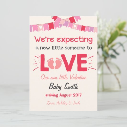 バレンタイン妊娠の発表が愛のクリームを明らかにする シーズンカード (スタンド正面)