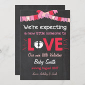 バレンタイン妊娠の発表で愛を明らかにする シーズンカード (正面/裏面)