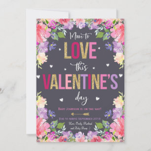 バレンタイン妊娠の発表ベビーの発表 シーズンカード