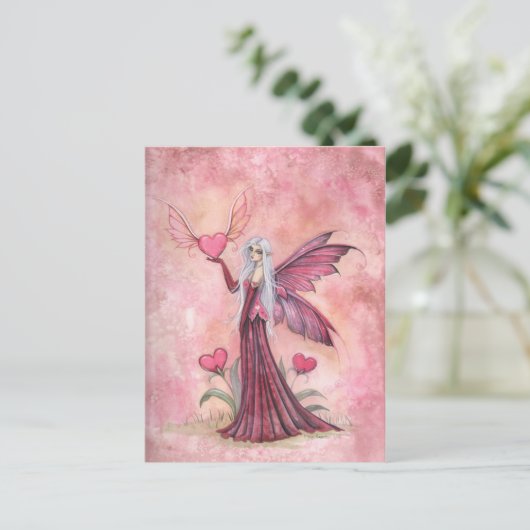 バレンタイン妖精はがき シーズンポストカード (スタンド正面)