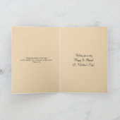 バレンタイン宗教ヴィンテージ聖テルセカトリック シーズンカード (内部)