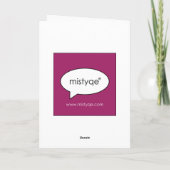 バレンタイン帯電グリーティングカード シーズンカード (裏面)