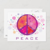 バレンタイン平和サイン シーズンポストカード (正面/裏面)