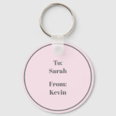 バレンタイン彼女は私をロマンチックに愛している キーホルダー (裏面)