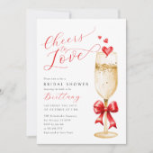 バレンタイン応援トゥラブブライダルシャワー 招待状 (正面)