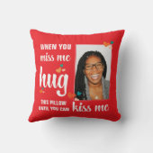 バレンタイン恋しく思時に私はこの写真を抱擁 クッション (裏面)